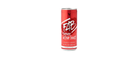 FAB Forever Active Boost® – energetski napitak s guaranom i vitaminima B skupine za brzu energiju i fokus.