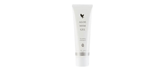 Forever Aloe MSM Gel umirujući gel s aloe verom, MSM-om i biljnim ekstraktima za osjećaj olakšanja i hidrataciju kože.